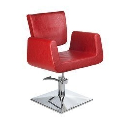 Fotel fryzjerski Vito BH-8802 czerwony